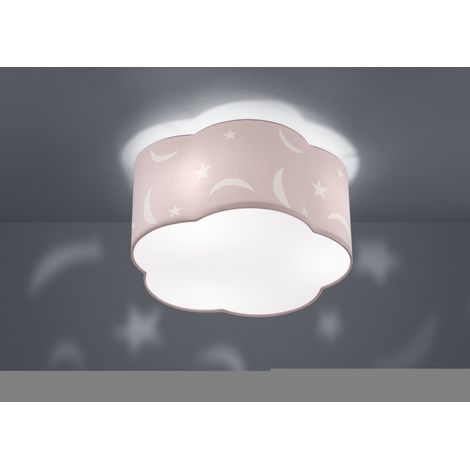 Trio Lighting Plafón Infantil Rosa Estrellas Moony (1/2)