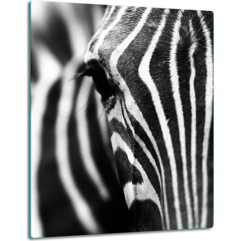 TABLERO DE MESA DE PANEL DE CRISTAL 40x52 ZEBRA (1/5)