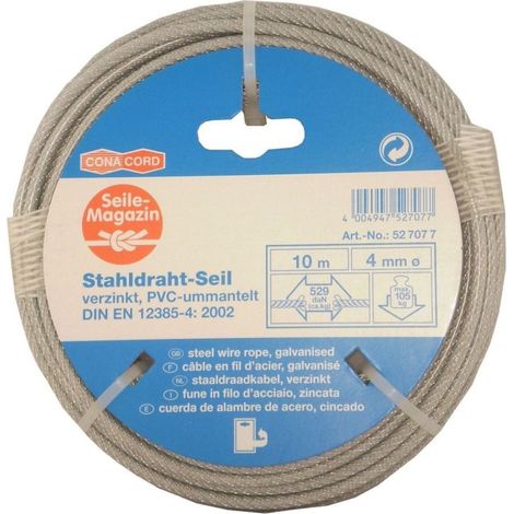 Conacord Drahtseil Ø 4 mm x 10 m Seile