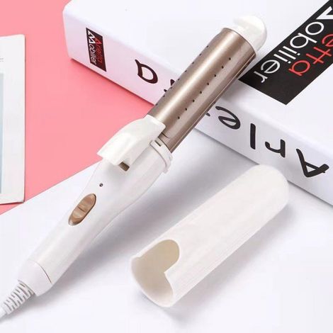 Fer À Friser - Réglage De Température LCD 110-210 °C - Revêtement Céramique - Rouleau 9-38 Mm - 360° Cordon Rotatif - Arrêt Automatique Après 60 Min