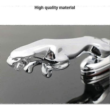 Emblème 3D Jaguar pour capot avant de voiture, ornement de capot, badge aigle chromé, accessoires auto 2025
