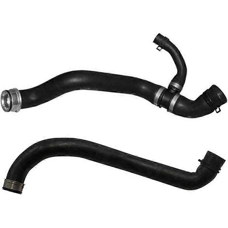 Kit de durites de radiateur (2 pièces) : conduite d'eau supérieure et inférieure pour Mercedes-Benz W164 ML-350 (références : 1645010482 / 1645010582) (1/5)