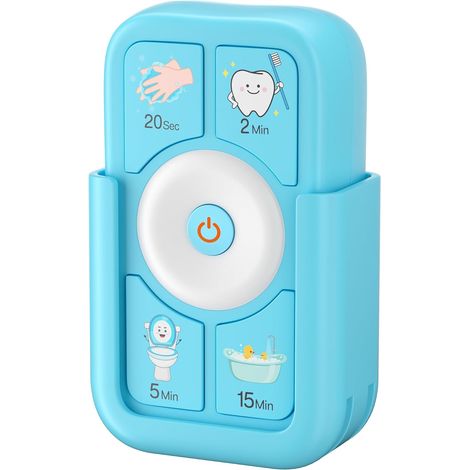 minuteur brossage Dents Enfant minuteur Douche Enfant(Bleu) (1/5)