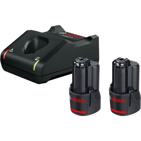 BOSCH 2 x GBA 12V 3.0AH + GAL 12V-40 12v Charger & battery pack