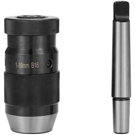 Mandrin de perçage intégré à queue MK2-B16 + 1-16mm B16 mandrin auto-serrant