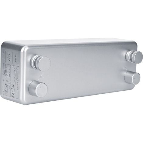 Corde à linge rétractable à deux lignes pour l'intérieur, l'hôtel, la maison, le balcon ou la salle de bain - Argent (1/5)