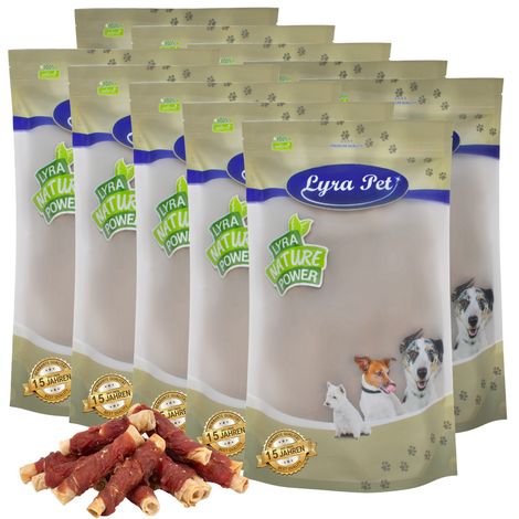 10 kg de rouleaux à mâcher Lyra Pet® au magret de canard naturel