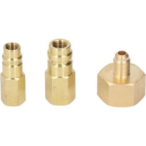 Adaptateur de Conversion CA pour Climatiseur R134A – Raccord Universel en Cuivre, 2 Pièces, Compatible Tous Modèles Anciens (1/5)