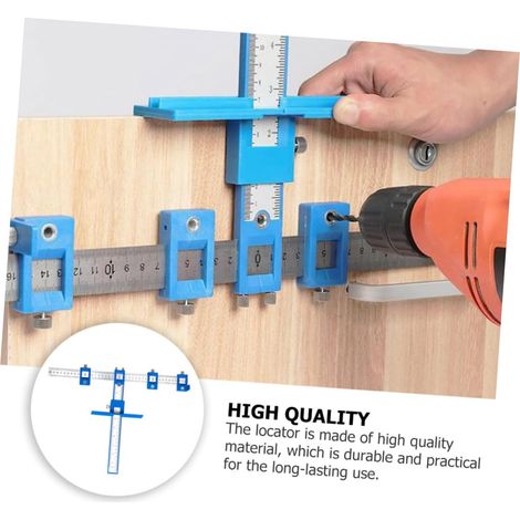 Posizionatore per lavorazione del legno, localizzatore di punzonatura regolabile, localizzatore per lavorazione del legno (1/4)