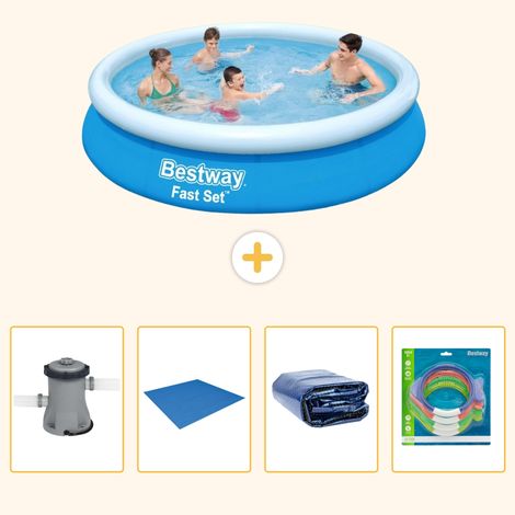Bestway Bestway Fast Set Ronde - 366x76 cm - 5-pièces S220 (1/5)