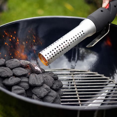 Allume-charbon de barbecue en acier inoxydable 304 pour charbon de bois format 220 mm 1,1 kg – Livraison gratuite (1/5)