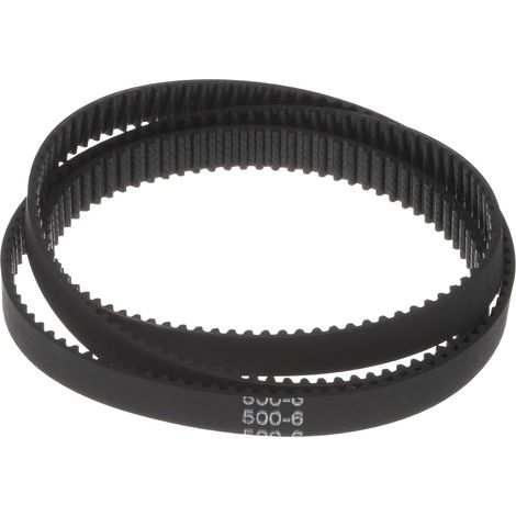 2Pcs 2Gt Closed Loop Rubber Timing Belt 500-2Gt-6, 6 mm Width x 500 mm Length (1/5)