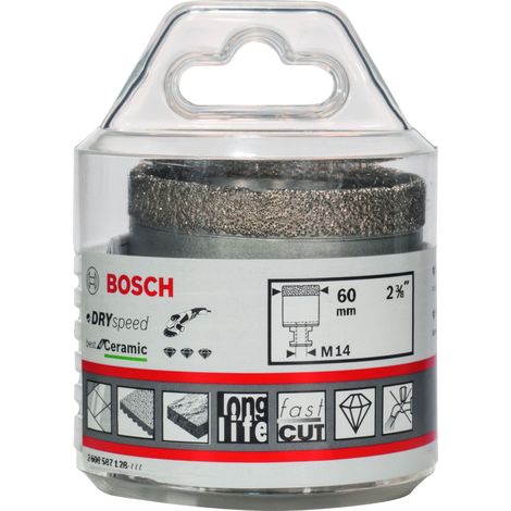 Coronas diamante en seco Dry Speed Best Ceramic 60x35mm  BOSCH 2608587128
