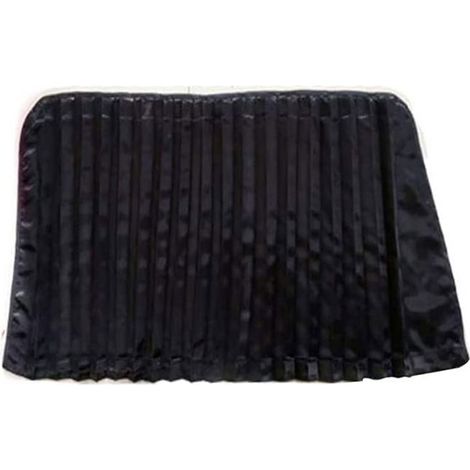 Rideau de protection solaire pour voiture, protection UV pour pare-brise, 2 pièces, noir (1/5)