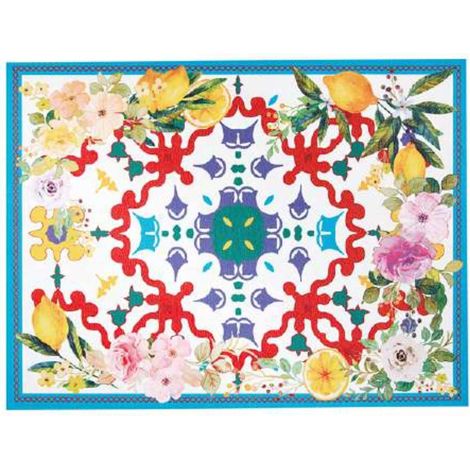 GUZZINI Tovaglietta "Flower & Lemon", cucina, accessori da tavola de
