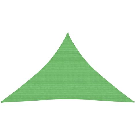 Voile d'ombrage Voile de parasol - 160 g/m² Vert clair 5x5x6 m PEHD BV539514 - BonneVie (1/5)