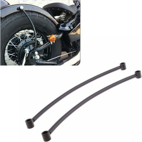 Support de Rail noir pour garde-boue arrière Cruiser, Support de montage Bobber (1/5)