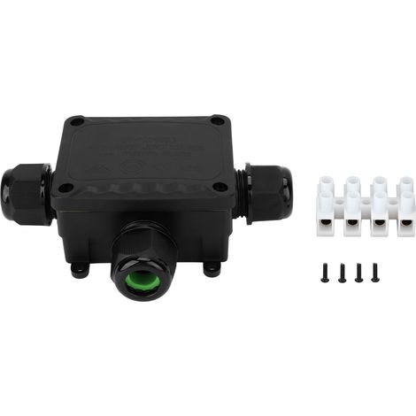 Caja de conexiones estanca de 10 a 14 mm para paneles de visualización LED e iluminación LED para túneles. (1/5)