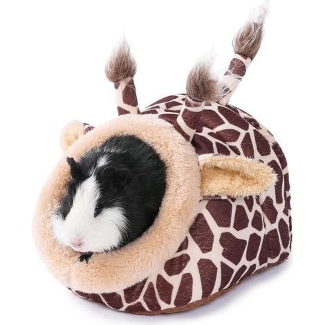 Hamster Guinea Pig Accessories Bed Accessories House Hedgehog Cage Accessories Chinchilla Ferret Rat Gerbil (L) (1/5)