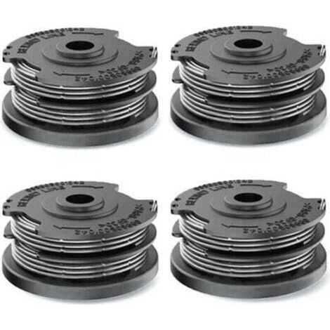 4 pièces de bobines de fil pour bobines de coupe-herbe Bosch, bobine de remplacement de fil en nylon pour coupe-bordures Bosch F016800351 ART 24, 27, 30 et ART 30-36 LI (6,1 m x Ø1,65 mm)- (1/4)