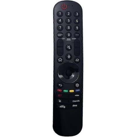 Télécommande vocale MR23GA de remplacement pour télécommande LG 2023, compatible avec les téléviseurs intelligents LG AN-MR19BA et AN-MR600G, couleur noire, SZRH AC. (1/4)