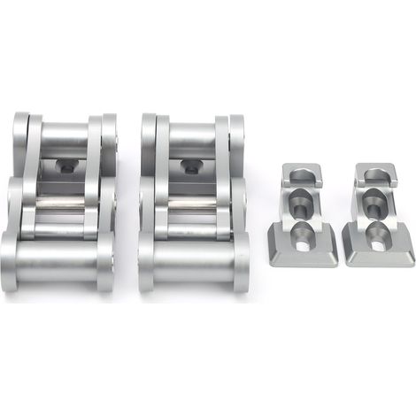 Verrous de capot en alliage d'aluminium CNC, loquet de capot compatible avec Jeep Wrangler JK JKU 2007-2018, titane (1/5)