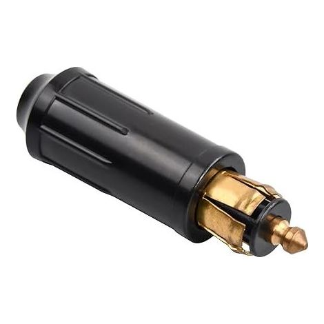 Prise Allume Cigare Norme Européenne 12V Plug Connecteurs Mâles Pur Cuivre Adaptateur pour DIY Voiture et Moto Allume-Cigare (1/5)
