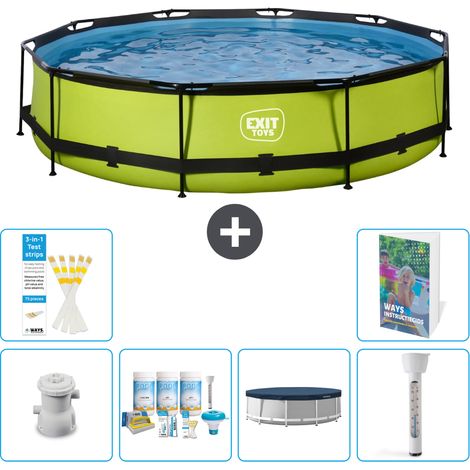 Exit Pool Rund - 360x76 cm - 7-teilig S237
