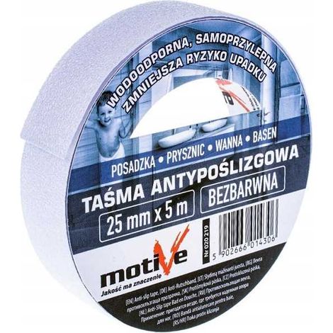 MOTIVE Antirutschband transparent 25 mm/5 m 020 219