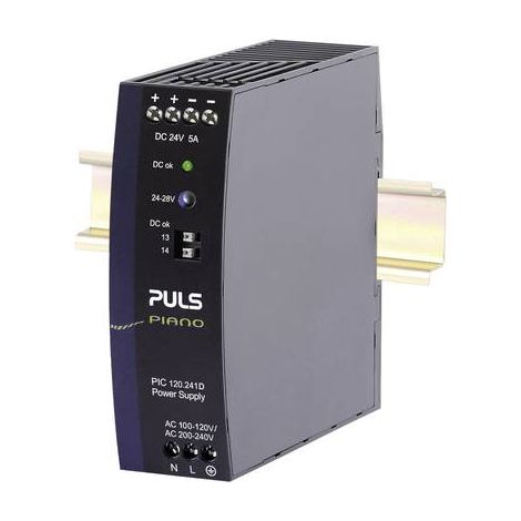 Alimentation rail DIN PULS Piano PIC120.241D 24 V/DC 5 A 120 W 1 x 1 pc(s)
