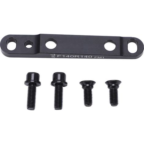 1 adaptateur de montage pour frein à disque, aluminium, M5, compatible disques 140 mm et 160 mm, vélo route et VTT (1/5)