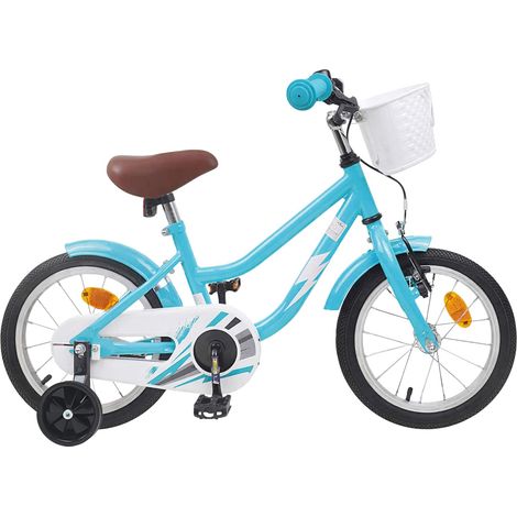 Teenpull – Kinderfahrrad 16 Zoll für 4-6 Jahre alt Himmelblau (1/5)