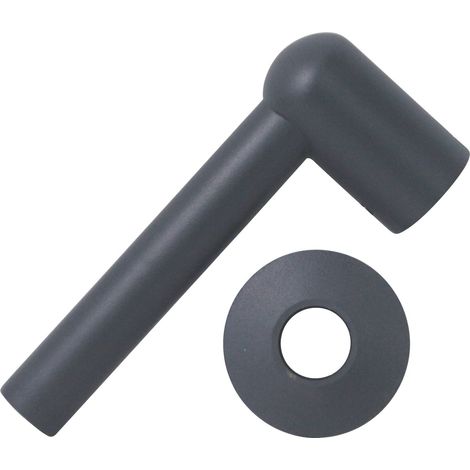 Heatwave Towel Rail Electric Element Cover Basalt Grey (1/2)