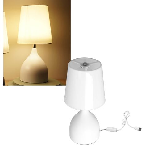 Tischlampe, Nachttischlampe, kreatives Nachtlicht, warm und romantisch fürs Schlafzimmer, berührungsempfindliche, dimmbare Lampe, 5 V (1/5)
