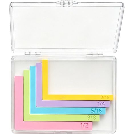 Ensemble de 5 règles d'alignement couleurs différentes pour des (1/5)