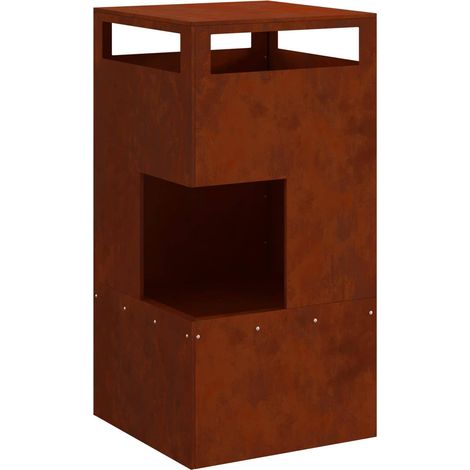 Braise Marron 50 x 50 x 100 cm Acier