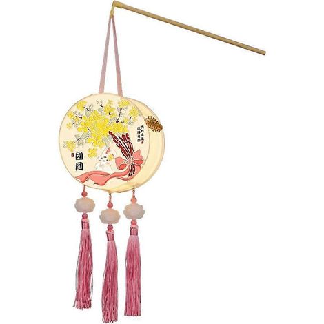 Lanterne décorative à lumière douce, ornée de motifs floraux, idéale pour les fêtes nocturnes de la mi-automne, gain de place, portable, idée cadeau, pour tables, jardin, terrasse (1/5)