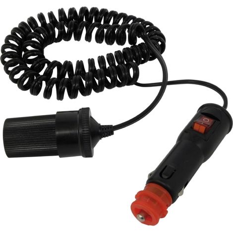 RALLONGE ALLUME CIGARES 3M MAX. 4.5A MAX. 54W 12 24V