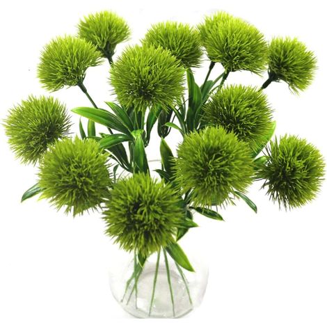 Fleur Artificielle Pissenlit - 26 cm - Diamètre Tête 5 cm - Décoration Intérieure Extérieure - Mariage Fêtes DIY - Lot de 10 (1/5)