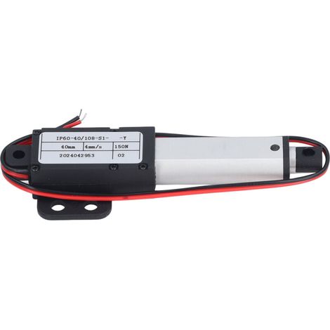 Actionneur linéaire électrique, course de 40 mm, force de 150 N, vitesse de déplacement de 4 mm/s, pour canapé, robot, TV, table, fenêtre, 12 V