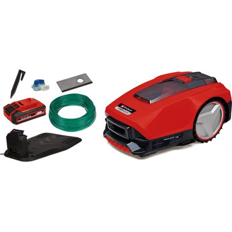 Einhell Robot tondeuse FREELEXO SMART 750 PXC (18 V, Brushless, surface de gazon max. de 750 m²) Livré avec une Batterie 3,0 Ah et Chargeur (1/5)