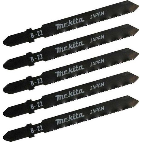 Makita A-85737 Pack Of 5 Metal Jigsaw Blades
