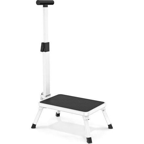 Escabeau pliable avec poignée, échelle à une marche antidérapante pour adultes, personnes âgées et enfants, cuisine, salle de bain et maison (1/5)