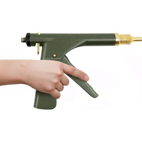 Kit de réparation de pneus de voiture, pistolet de réparation pour pneus sans chambre à air, pour modèles de voiture compatibles avec les bouchons à tête champignon (1/5)
