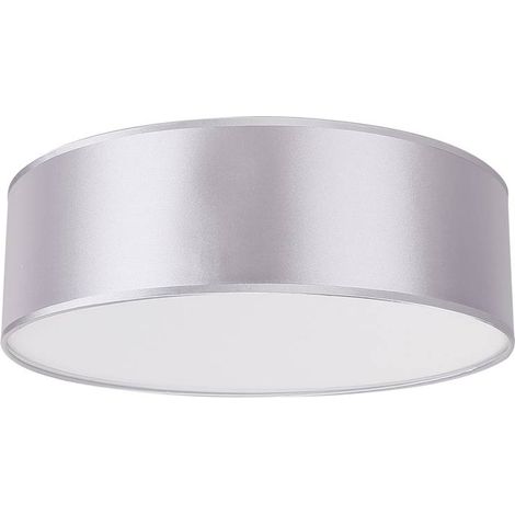 Plafonnier Candellux Kioto gris 40 cm tissu 3xE27 IP20 (1/3)