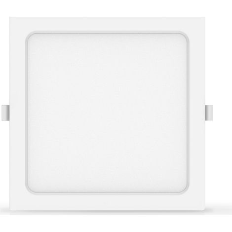 Faretto Led slim da incasso 20W Quadrato Cornice bianca Apertura 100 gradi Bianco caldo 3000K Aigostar (1/4)