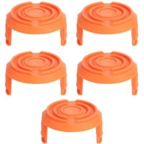 Lot de 5 couvercles de capuchon de bobine de coupe-herbe pour coupe-bordures Worx WA0010 (1/5)