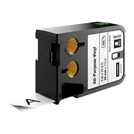 DYMO 1868753 cinta para impresora de etiquetas Negro sobre blanco (1/5)