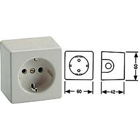 Base de superficie t/tl 10/16 a cuadrada , retractilada
