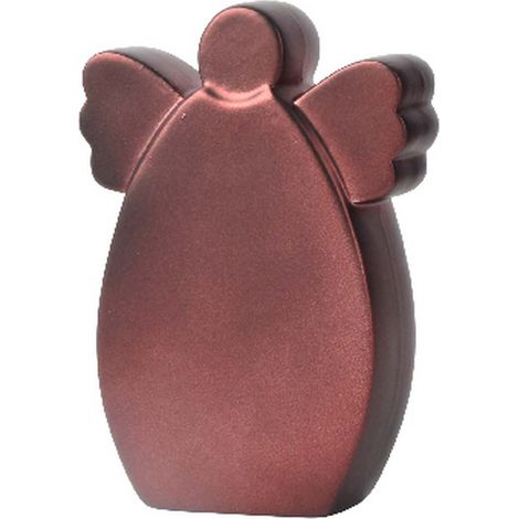 Kaemingk – Ange de Noël décoratif marron mat, 16 cm, porcelaine